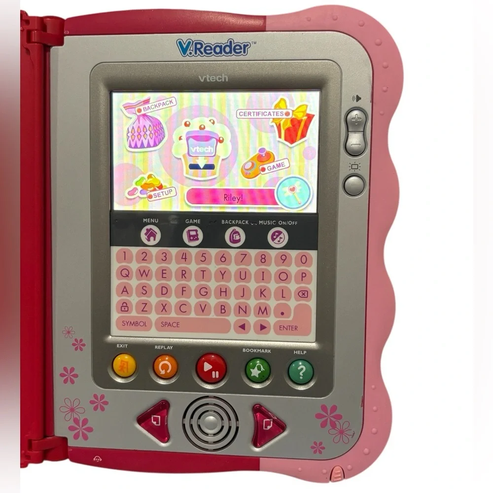 VTech V.Reader Interactive E-Book System - Pink Stylus & 1 Game